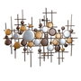 BigBuy Home Décoration murale 91,5 x 4,5 x 72 cm Doré Métal Argent