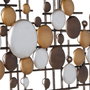 BigBuy Home Décoration murale 91,5 x 4,5 x 72 cm Doré Métal Argent