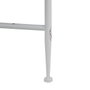 BigBuy Home Table d'appoint circulaire en métal blanc