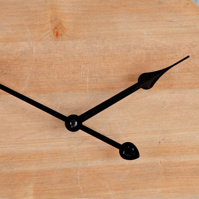 BigBuy Home Horloge Murale Naturel Bois d'épicéa 60 x 4,5 x 60 cm BigBuy Home Horloge Murale Naturel Bois d'épicéa 60 x 4,5 x 60 cm