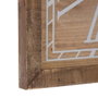 BigBuy Home Horloge Murale Naturel Bois d'épicéa 60 x 5 x 60 cm