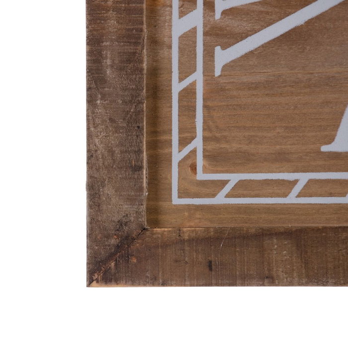 BigBuy Home Horloge Murale Naturel Bois d'épicéa 60 x 5 x 60 cm BigBuy Home Horloge Murale Naturel Bois d'épicéa 60 x 5 x 60 cm