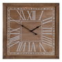BigBuy Home Horloge Murale Naturel Bois d'épicéa 60 x 5 x 60 cm