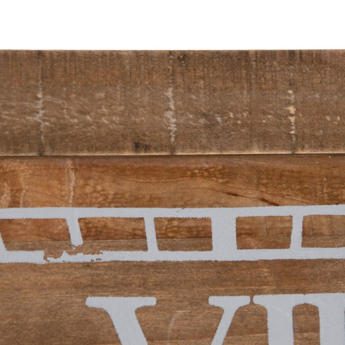 BigBuy Home Horloge Murale Naturel Bois d'épicéa 60 x 5 x 60 cm BigBuy Home Horloge Murale Naturel Bois d'épicéa 60 x 5 x 60 cm