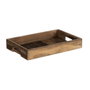BigBuy Home Plateau apéritif 3 Pièces en Bois d'épicéa Naturel 48 x 32 x 6 cm