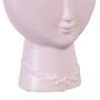 Cache-pot 15 x 8,5 x 19 cm Visage Céramique Mauve