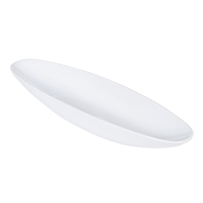 Centre de Table Blanc Céramique 39,5 x 10,5 x 5 cm