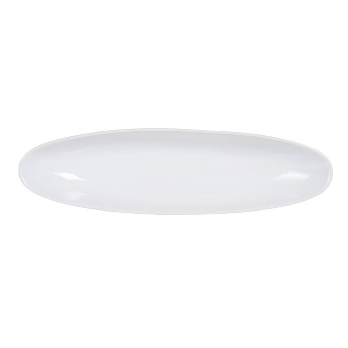 Centre de Table Blanc Céramique 39,5 x 10,5 x 5 cm