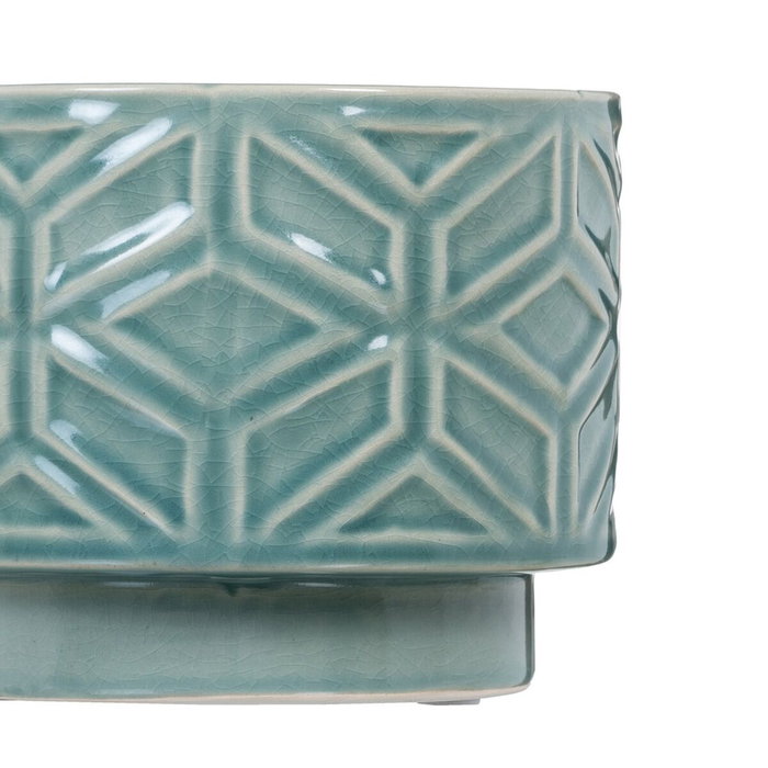 BigBuy Garden Cache-pot en Céramique Bleu BigBuy Garden Cache-pot en Céramique Bleu