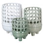 BigBuy Home Vase en Céramique Vert 12,5 x 12,5 x 15,5 cm