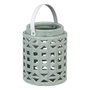 BigBuy Home Vase en Céramique Vert 14,5 x 14,5 x 18 cm