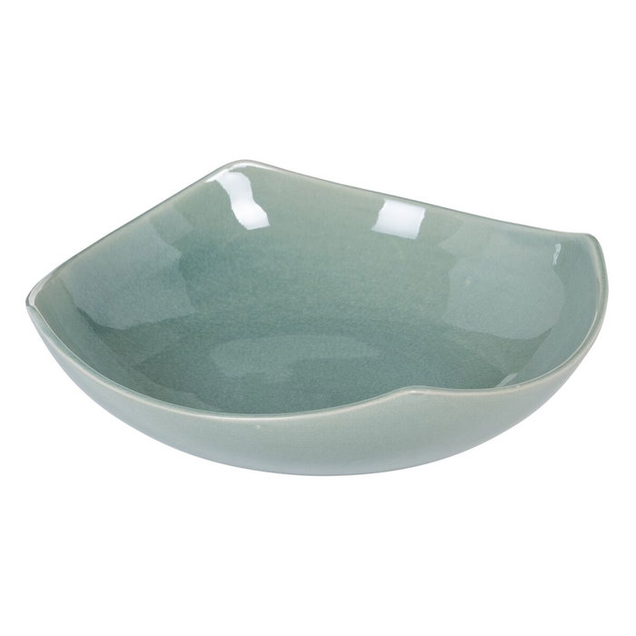 BigBuy Home Centre de Table Bleu Céramique 29,5 x 29,5 x 8 cm BigBuy Home Centre de Table Bleu Céramique 29,5 x 29,5 x 8 cm