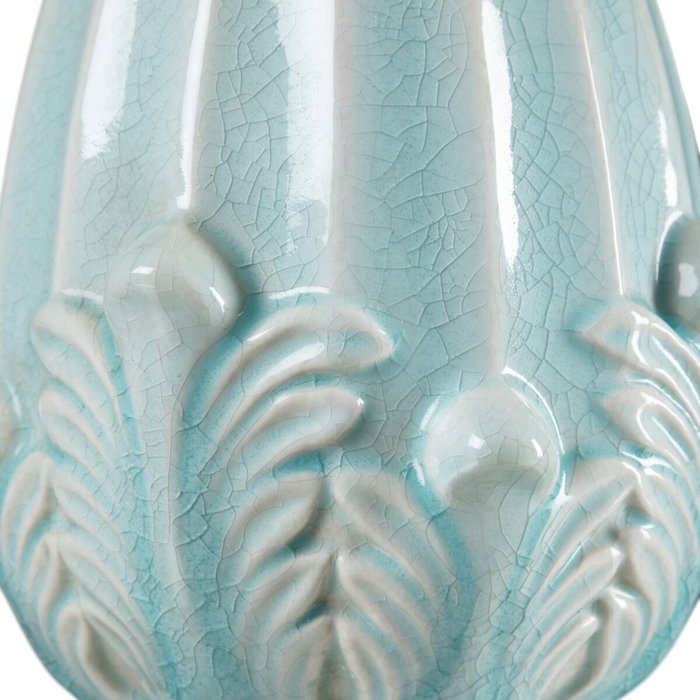 BigBuy Home Figurine Décorative Turquoise 22 x 22 x 31 cm BigBuy Home Figurine Décorative Turquoise 22 x 22 x 31 cm