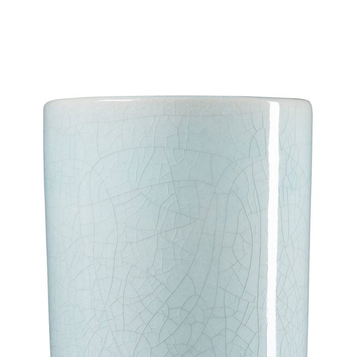 BigBuy Home Vase 13 x 13 x 33 cm Céramique Turquoise