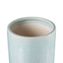 BigBuy Home Vase 13 x 13 x 33 cm Céramique Turquoise