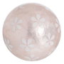 BigBuy Home Balles CAPIZ Décoration Rose 10 x 10 x 10 cm (8 Unités)