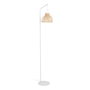 BigBuy Home Lampadaire 31 x 25 x 162 cm Fer, Blanc et beige