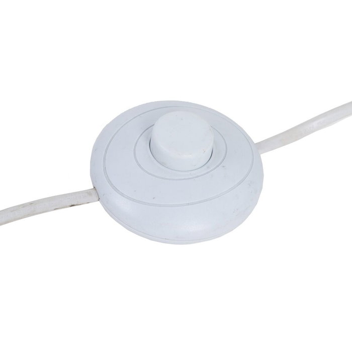 BigBuy Home Lampadaire 31 x 25 x 162 cm Fer, Blanc et beige BigBuy Home Lampadaire 31 x 25 x 162 cm Fer, Blanc et beige