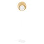 BigBuy Home Lampadaire en Fer Doré et Blanc 35 x 30 x 156 cm