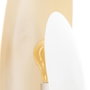 BigBuy Home Lampadaire en Fer Doré et Blanc 35 x 30 x 156 cm