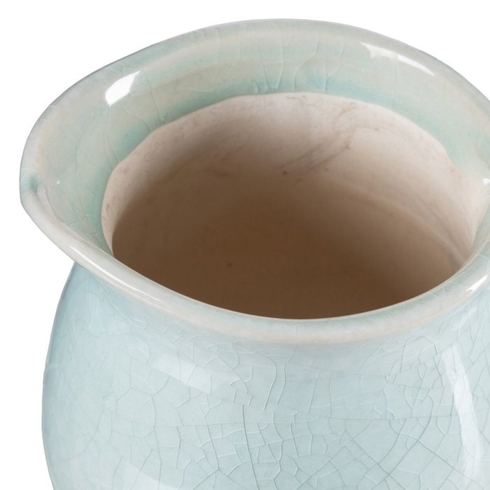 BigBuy Home Vase en Céramique Turquoise 20 x 15 x 17,5 cm BigBuy Home Vase en Céramique Turquoise 20 x 15 x 17,5 cm