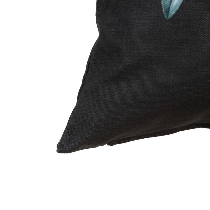 BigBuy Home Coussin Turquoise Orchidée 60 x 60 cm BigBuy Home Coussin Turquoise Orchidée 60 x 60 cm