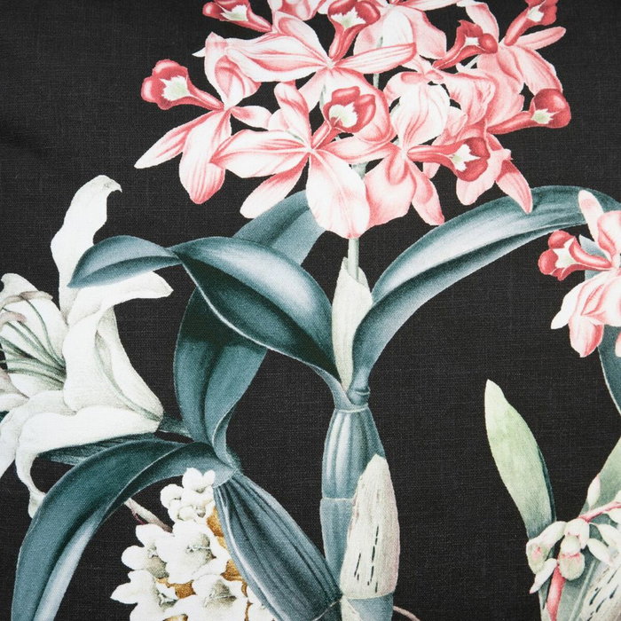 BigBuy Home Coussin Turquoise Orchidée 60 x 60 cm BigBuy Home Coussin Turquoise Orchidée 60 x 60 cm