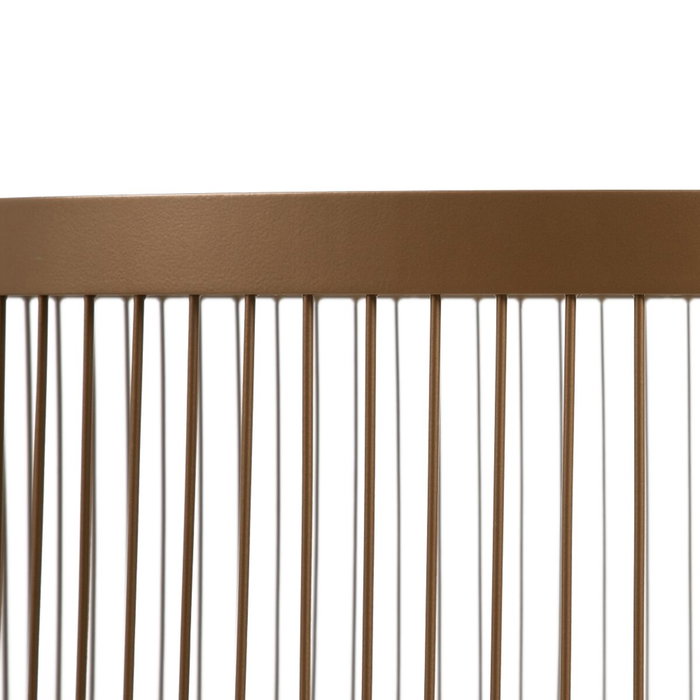 BigBuy Home Table Basse Doré Circulaire
