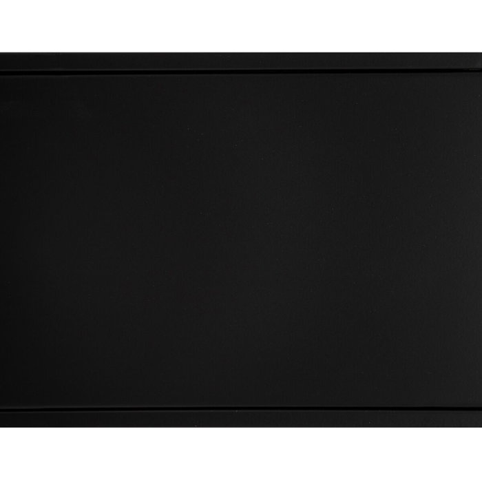 BigBuy Home Étagère BRICK Verre Noir Métal BigBuy Home Étagère BRICK Verre Noir Métal