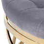 BigBuy Home Table Basse Circulaire Grise 110 x 110 x 43 cm