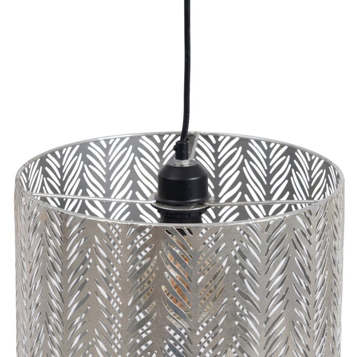 BigBuy Home Suspension Métal Argent 29,5 x 29,5 x 30 cm BigBuy Home Suspension Métal Argent 29,5 x 29,5 x 30 cm