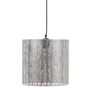 Suspension 29,5 x 29,5 x 30 cm Noir Métal Argent Fer 220 V 240 V
