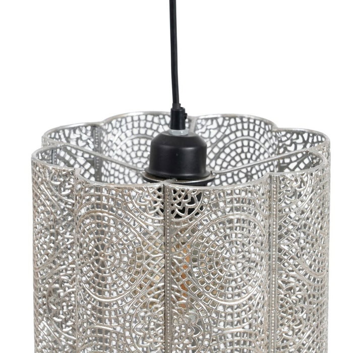 BigBuy Home Suspension Métal Argent 24 x 24 x 30,5 cm BigBuy Home Suspension Métal Argent 24 x 24 x 30,5 cm