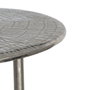 BigBuy Home Table Basse Aluminium Circulaire Argent