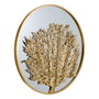 BigBuy Home Miroir mural Doré 70 x 3,5 x 70 cm