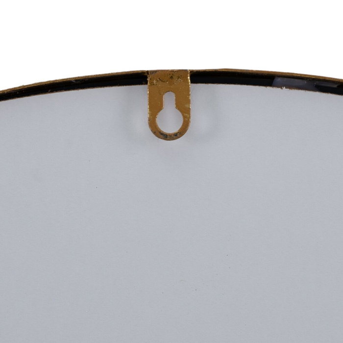 BigBuy Home Miroir mural Doré 70 x 3,5 x 70 cm