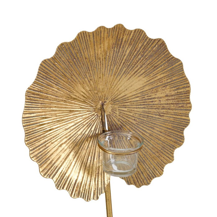 BigBuy Home Bougeoir Doré Métal 25 x 14 x 42 cm BigBuy Home Bougeoir Doré Métal 25 x 14 x 42 cm