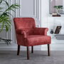 BigBuy Home Fauteuil Rouge foncé