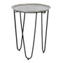 BigBuy Home Table d'appoint Aluminium Fer 40 x 40 x 51 cm
