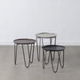 BigBuy Home Table d'appoint Aluminium Fer 40 x 40 x 51 cm