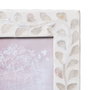 BigBuy Home Cadre Photos Beige Nacre noire 17 x 22 cm Bois MDF