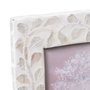 BigBuy Home Cadre Photos Beige Nacre noire 17 x 22 cm Bois MDF