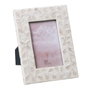 BigBuy Home Cadre Photos Beige Nacre noire 17 x 22 cm Bois MDF