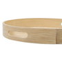 BigBuy Home Plateau apéritif Beige Bambou 35 x 35 x 5 cm Bois MDF
