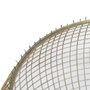 BigBuy Home Table Basse Circulaire en Verre et Fer Doré