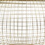 BigBuy Home Table Basse Circulaire en Verre et Fer Doré