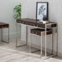 BigBuy Home Ensemble de meubles Marron Argenté