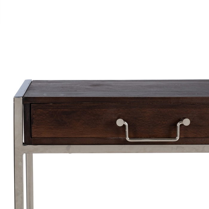 BigBuy Home Ensemble de meubles Marron Argenté