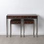 BigBuy Home Ensemble de meubles Marron Argenté