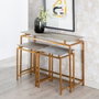 BigBuy Home Ensemble de meubles Doré Argenté